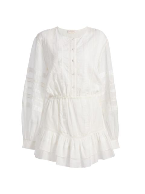 RAMY BROOK Women's Arabella Embroidered Voile Minidress - White
