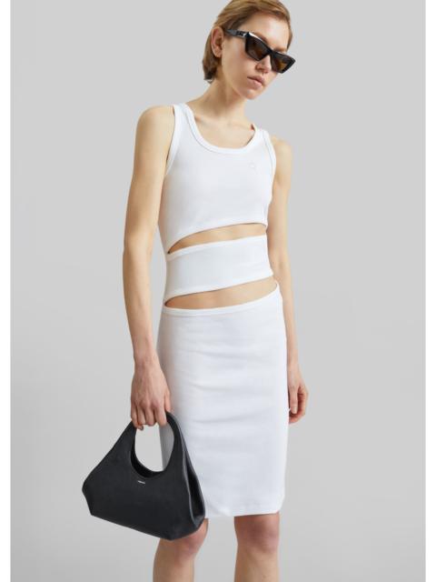 COPERNI Coperni Spiral Tank Dress - White