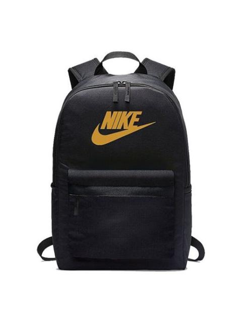 Nike Heritage 2.0 Backpack 'Black Metallic Gold' BA5879-013