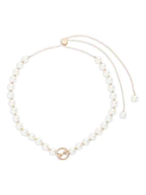 Gucci Interlocking Pearl Necklace