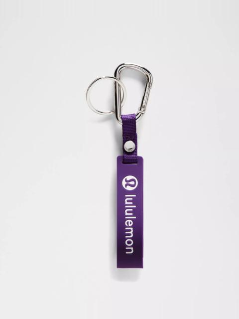 lululemon Silicone Keychain