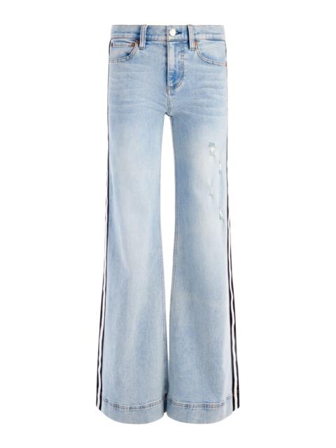 Alice + Olivia REY LOW RISE WIDE LEG JEAN