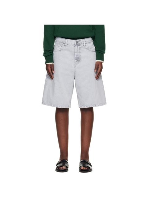 Carhartt WIP Gray Brandon Denim Shorts
