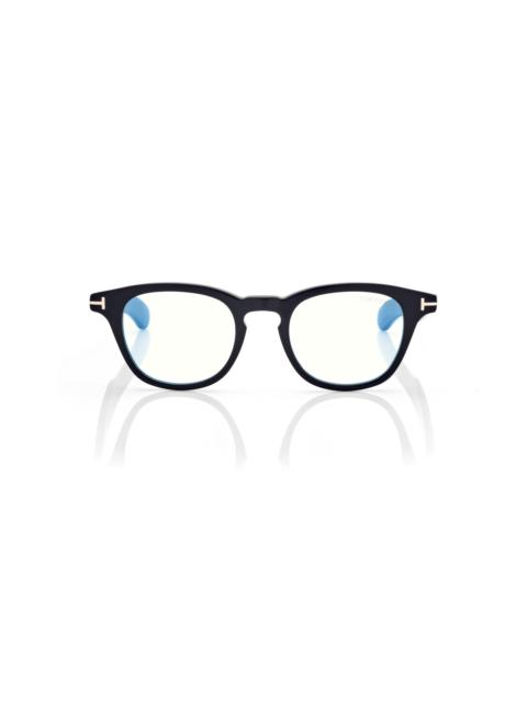 TOM FORD BLUE BLOCK ROUND OPTICALS