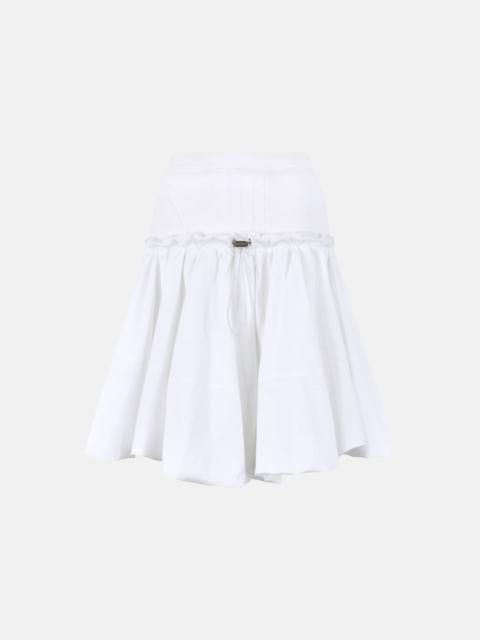 THE ATTICO WHITE MIDI SKIRT