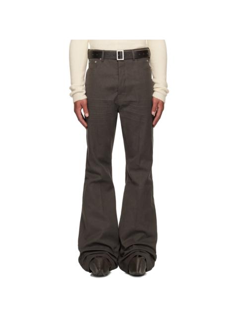 Rick Owens Brown Concordians Bolan Jeans