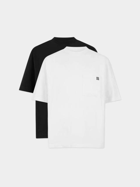DSQUARED2 INSIDE OUT LOOSE FIT T-SHIRT TWIN PACK