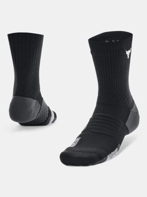 Under Armour Unisex Project Rock ArmourDry™ Playmaker Mid-Crew Socks