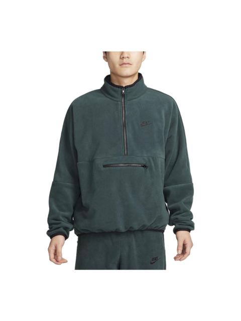 Nike Club Fleece+ Half Zip Fleece Top 'Green' DX0526-328