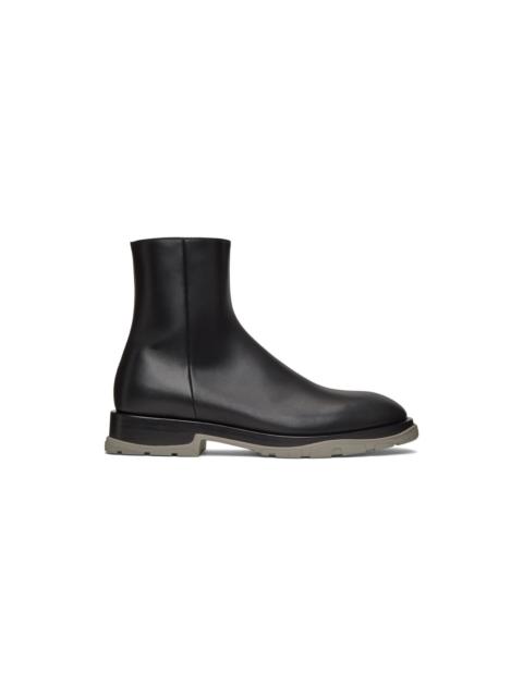 Alexander McQueen Black Half Boots