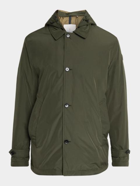 Moncler Men's Evrine Short Hooded Down Parka