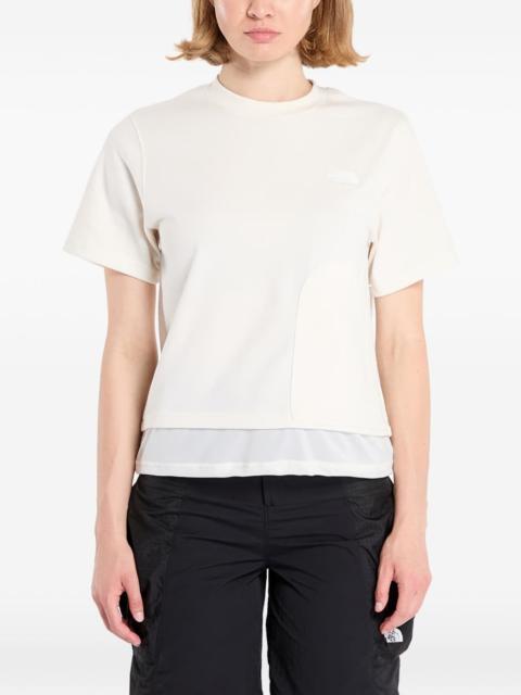 The North Face Fabric Mix Ss Tee chest logo T-shirt