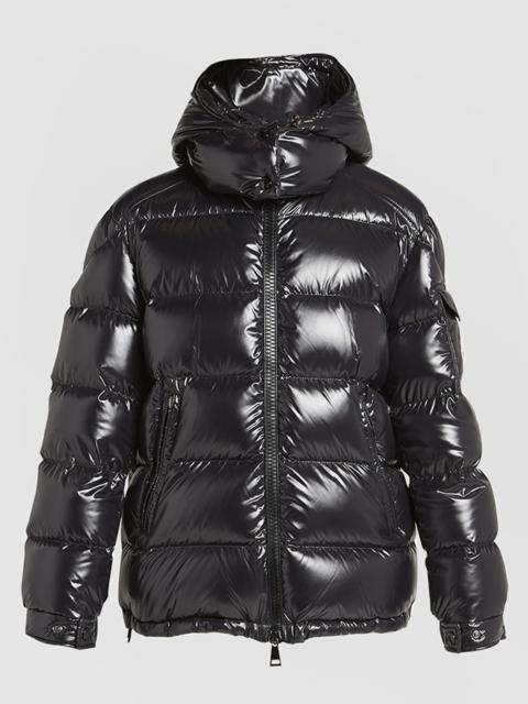 Moncler Maire Shiny Puffer Jacket with Removable Hood