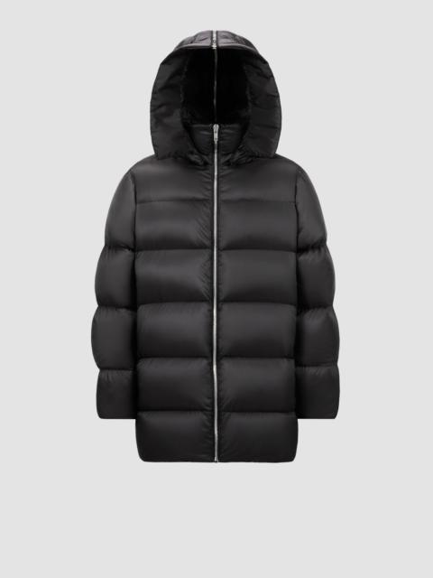 Moncler Moncler + Rick Owens Cyclopic Hooded Long Down Jacket