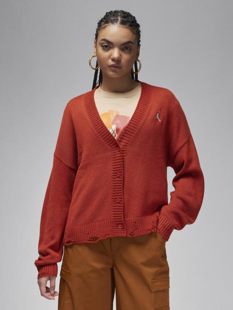 Jordan Jordan Women's Distressed Cardigan