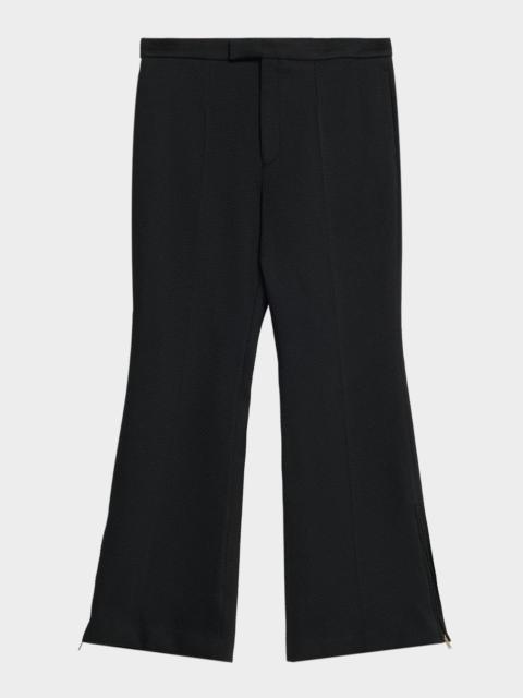 Valentino Men's Wool-Blend Flare Pants