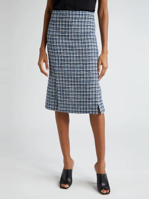 Etro Tweed Pencil Skirt
