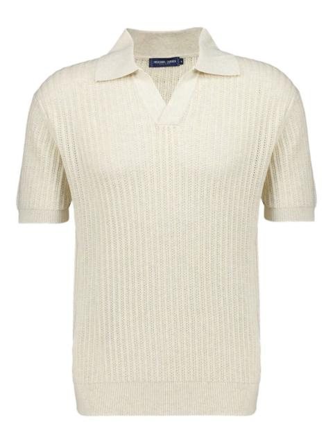 FRESCOBOL CARIOCA chain-stitch polo shirt