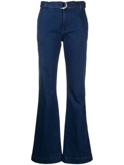 FRAME high-waisted flared jeans