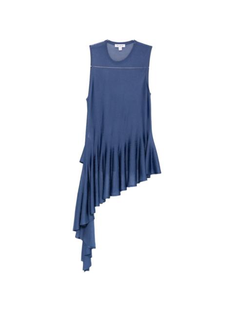Alaïa asymmetric ruffled top