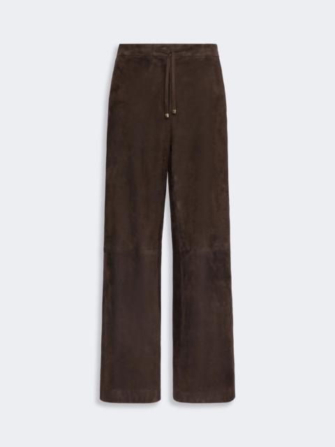 'S Max Mara TEMPIO Suede joggers - BROWN