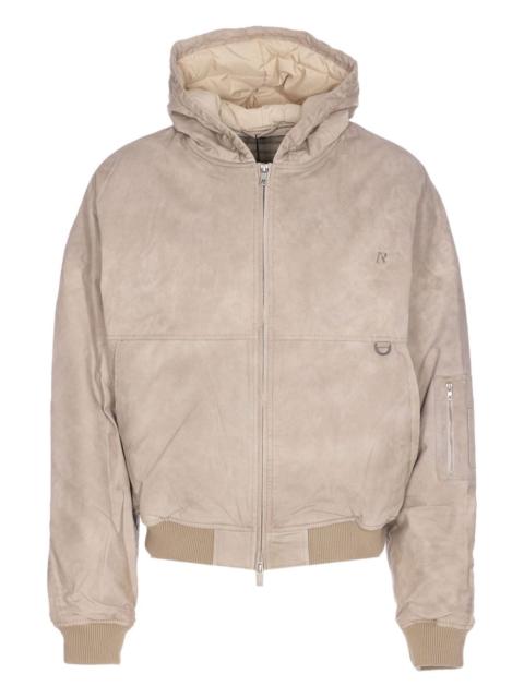 REPRESENT hooded padded bomber jacket