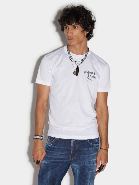 DSQUARED2 AMORE I LOVE YOU COOL T-SHIRT