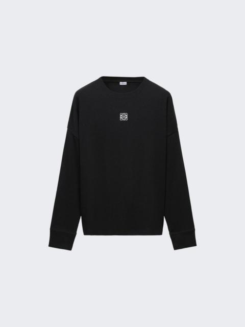 Loewe Oversized Long Sleeved Tee Black