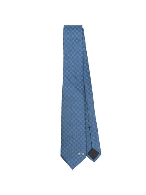 GUCCI GG Supreme pattern silk tie
