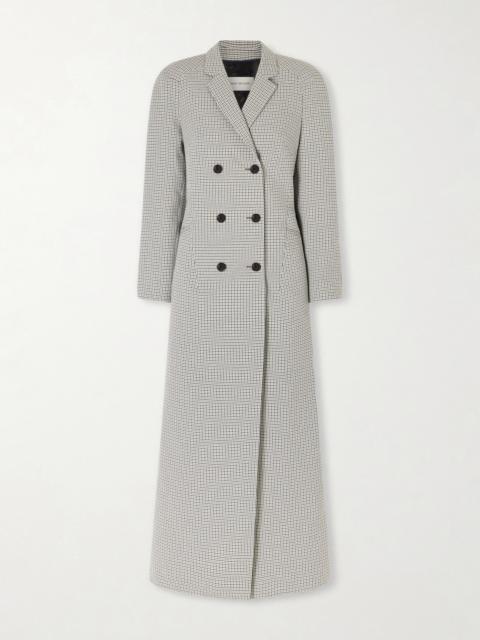 Dries Van Noten Ronna Checked Long Coat
