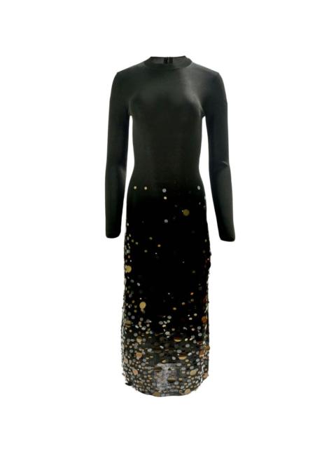 CAROLINA HERRERA Paillette-embroidered evening dress