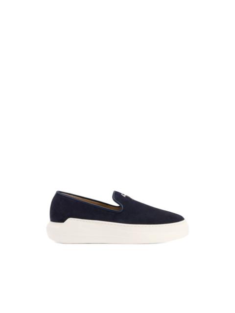 Giuseppe Zanotti Conley signature velour loafers