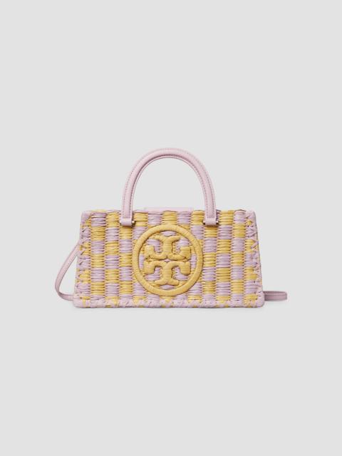 TORY BURCH Women's Ella Checkered Crochet Top Handle Bag - Light Purple