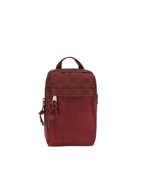 GUCCI small GG nylon cross-body bag