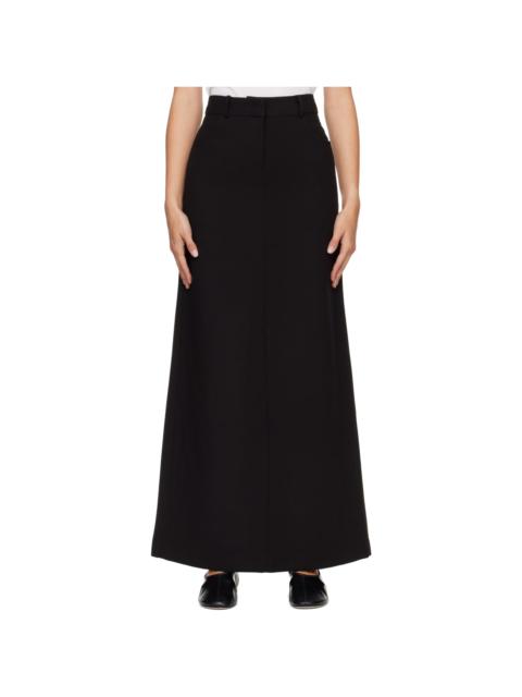 The Frankie Shop Black Malvo Pencil Maxi Skirt