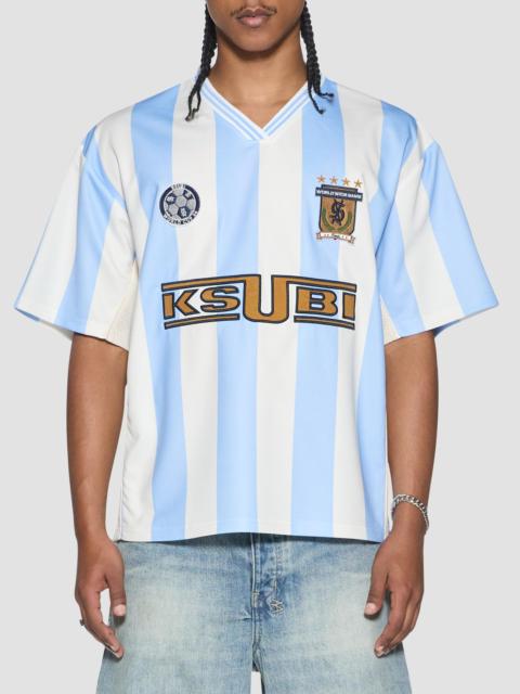 Ksubi Men's Offside Short-Sleeve Jersey - Skyblue