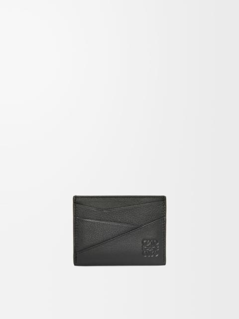 Loewe Puzzle plain cardholder in supple grained calfskin