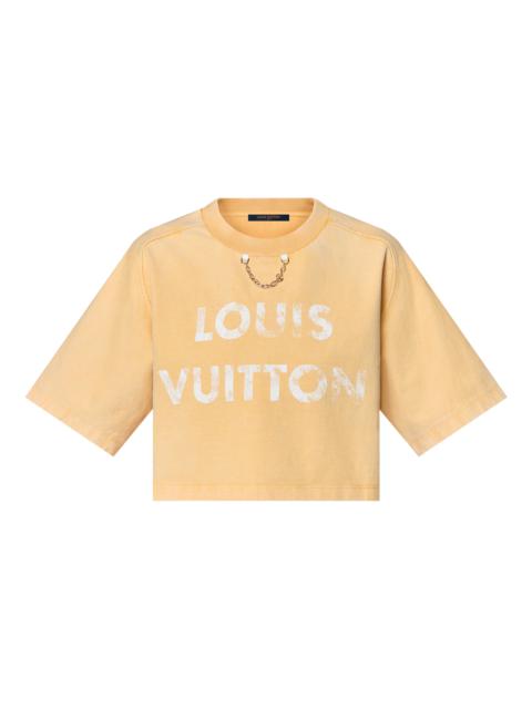 Louis Vuitton Vintage-Effect Louis Vuitton Crop Top