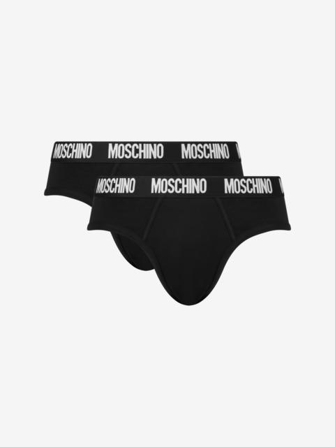 Moschino LOGO BAND SET OF 2 BRIEFS