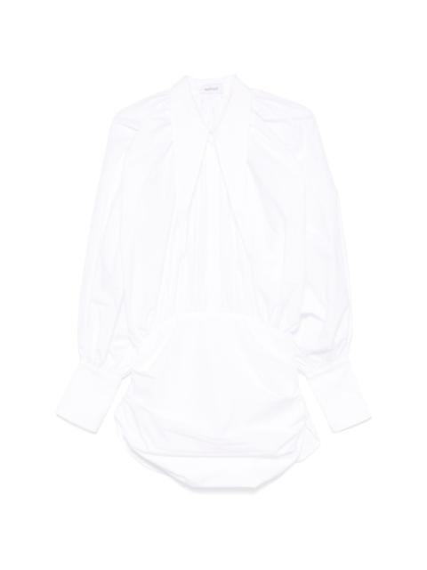 MÔNOT poplin mini dress