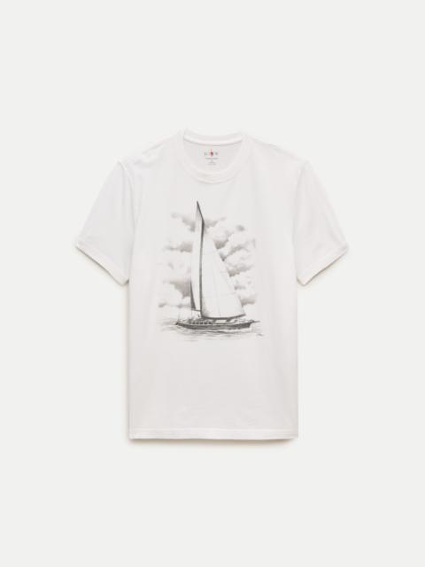 J.CREW Vintage-wash cotton graphic T-shirt