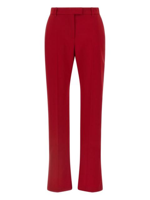 Alexander McQueen pleated flared trousers