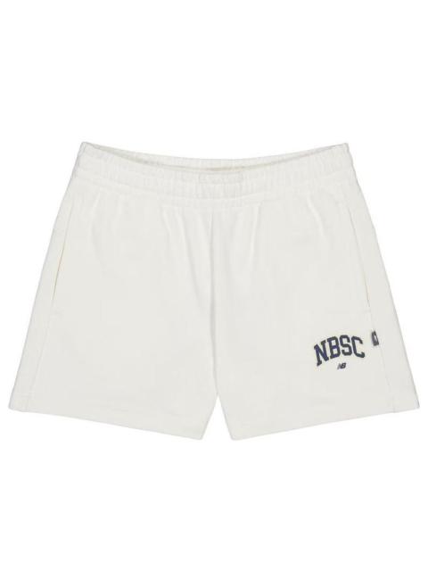 New Balance (WMNS) New Balance NBSC Cotton Short 'White' AWS42315-CIC