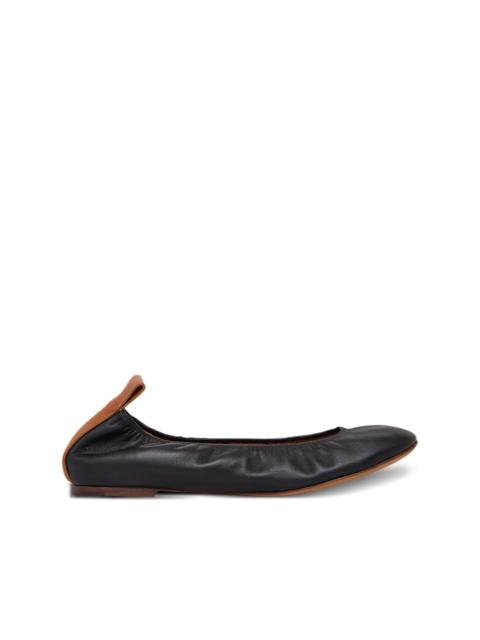 Lanvin leather ballet flats