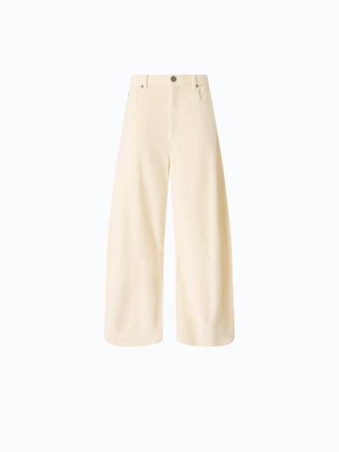 PINKO BARREL-FIT CORDUROY TROUSERS