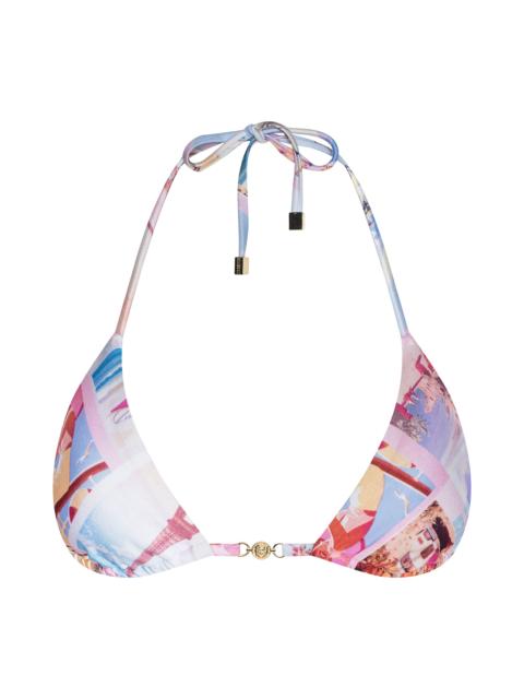 L'AGENCE Kristin Triangle Bikini Top