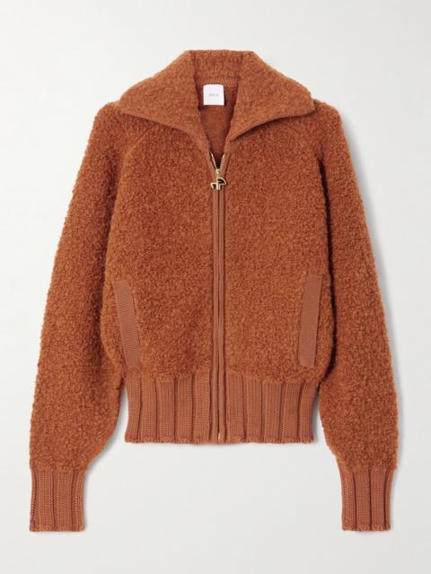 PATOU Wool-blend Bouclé Cardigan