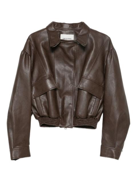 LOW CLASSIC collared bomber jacket