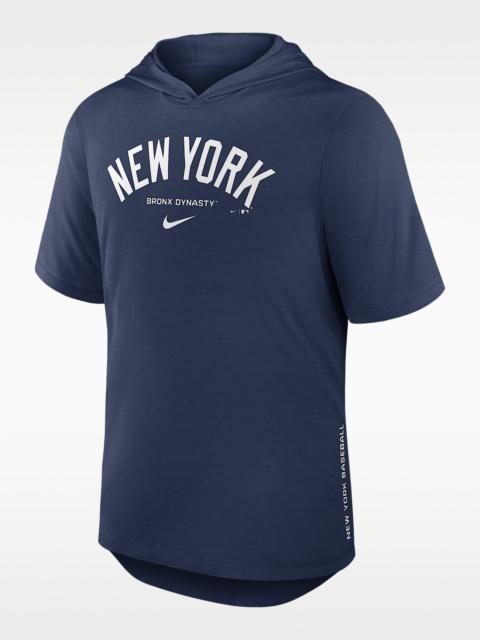 Nike New York Yankees Arched Wordmark Men's Nike Dri-FIT MLB Hooded T-Shirt