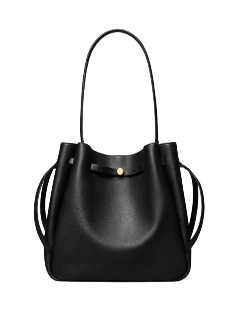 TORY BURCH Women's Mini Romy Leather Bucket Bag - Black